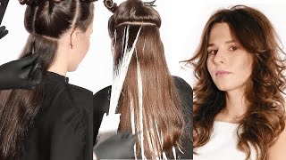 Coloration des cheveux ✄ Balayage Tutorial [upl. by Holub]