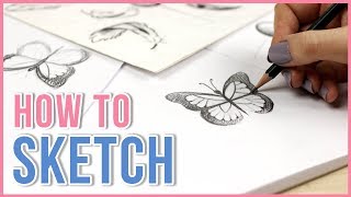 How to Sketch  Sketching Tips for Beginners  Art Journal Thursday Ep 21 [upl. by Assetnoc]