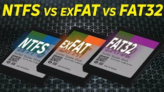 NTFS vs FAT32 vs exFAT  Everything You Need To Know [upl. by Nayar]