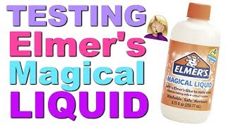 ELMERS MAGICAL LIQUID  ELMERS SLIME ACTIVATOR [upl. by Gnus211]