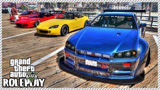 GTA 5 Roleplay  RARE JDM ONLY CAR MEET  RedlineRP 645 [upl. by Tri217]