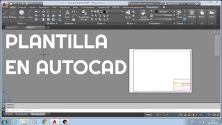 Plantilla en Autocad  Autocad paso a paso [upl. by Htederem]