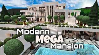 BLOXBURG MODERN MEGA MANSION TOUR [upl. by Iohk]