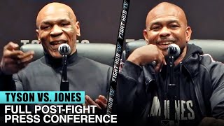 MIKE TYSON VS ROY JONES JR  FULL POSTFIGHT PRESS CONFERENCE VIDEO [upl. by Ynohtn]