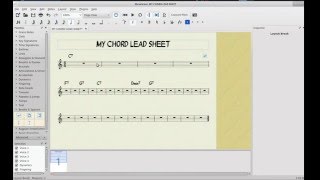 Creating a Simple Chord Lead Sheet with MuseScore [upl. by Eiramnaej]