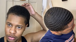 Afro To Waves 🌊 360 Waves Wash and Style [upl. by Macdougall]