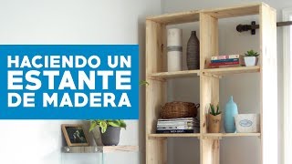 Cómo hacer un estante de madera [upl. by Eidoj571]