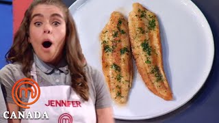 Cooking a Sole Meunière In 8 Minutes  MasterChef Canada  MasterChef World [upl. by Gray]