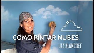 COMO PINTAR NUBES [upl. by Anihc]