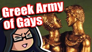 Army of 300 Gay Lovers The Sacred Band of Thebes  A Space Alien Explains [upl. by Pavyer104]