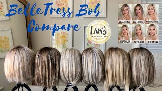 WIG REVIEW 6 BelleTress Bob Style Wig Compare [upl. by Nylra]