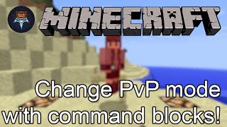 Tutorial Minecraft  How to Turn PvP On and Off ingame [upl. by Gertie]