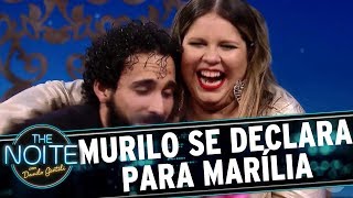 Murilo Couto se declara para Marília Mendonça  The Noite 040917 [upl. by Weir599]