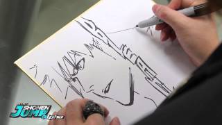 BLEACH Tite Kubo OFFICIAL Creator Sketch Video by SHONEN JUMP Alpha [upl. by Nyrahtak]