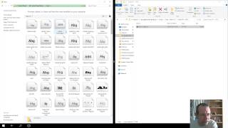 Add Font TTF To Windows 10  Install Font  How To  Load Truetype format  Graphicxtras [upl. by Raffaj]