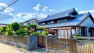 4K Japan Walk  Japanese Countryside Village  Neighborhood Walking Tour in Suburban Nagoya [upl. by Ayor]