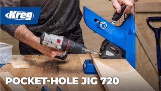 Kreg PocketHole Jig 720 [upl. by Ahtiek]