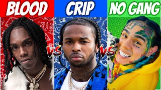 BLOOD RAPPERS vs CRIP RAPPERS vs NO GANG RAPPERS 2020 [upl. by Troy]