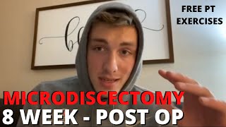 Microdiscectomy L5S1 8 Week Postop [upl. by Ahsoek]