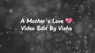 A Mothers Love Malaysian Tamil Song Fan Made Lyrical Video [upl. by Aleiram]