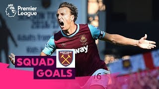 Phenomenal West Ham United Goals  Noble Anderson Payet  Squad Goals [upl. by Attennaej]