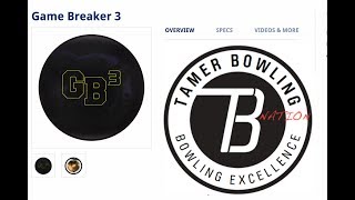 Ebonite GameBreaker 3 4 testers2 patterns by TamerBowlingcom [upl. by Deena]