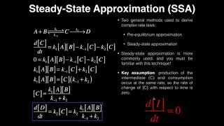 Kinetics The SteadyState Approximation [upl. by Maury]