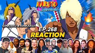 Kinkaku amp Ginkaku🔥  Battleground  Shippuden 268 Reaction Mashup ナルト 疾風伝 海外の反応 [upl. by Rramo]