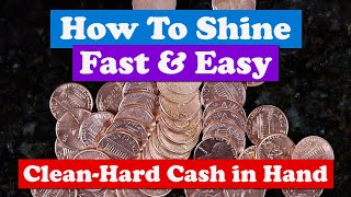 Simple Way To Clean amp Shine 95 Copper Pennies [upl. by Aynas496]