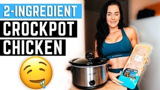 EASIEST amp CHEAPEST Crockpot Chicken Recipe  Budget Friendly amp Delicious [upl. by Lardner388]