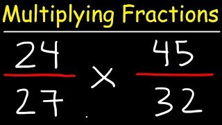 Multiplying Fractions  The Easy Way [upl. by Ynohtnad]