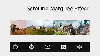 Marqueelike Content Scrolling HTML amp CSS [upl. by Llevel]