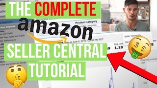 Amazon Seller Central Tutorial  How to Sell on Amazon For Beginners Complete Walkthrough [upl. by Hakaber]