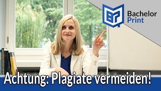 Was ist ein Plagiat Definition  Konsequenzen  Vermeidung [upl. by Enixam]