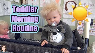 Reborn Toddler Twins Morning Routine  Kelli Maple [upl. by Eilyah509]