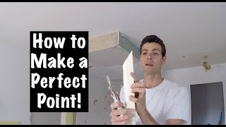 HOW TO MAKE A PERFECT OUTSIDE CORNER DRYWALL [upl. by Ingram454]