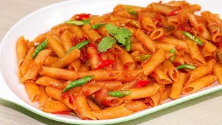 ঘরোয়া উপকরনে মজাদার পাস্তা রান্নার রেসিপিPasta Recipe BanglaPasta Recipes VegPasta In Red Sauce [upl. by Schlesinger]