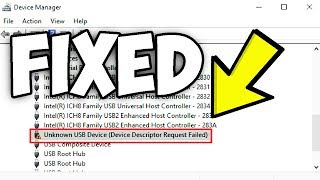 2024 Fix Unknown USB Device Device Descriptor Request Failed [upl. by Dietrich993]