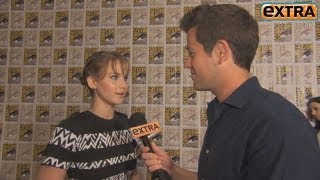 ComicCon Madness Jennifer Lawrence Videobombs Jeff Bridges [upl. by Eyaf]