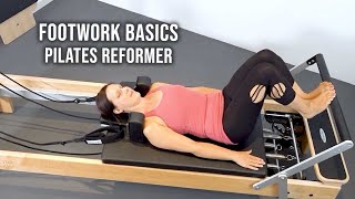 Footwork Basics On The Pilates Reformer [upl. by Naoma861]