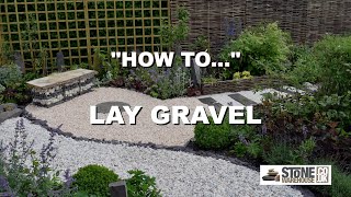 How To Lay Your Gravel [upl. by Ahsilak205]