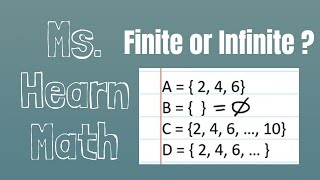 Set Theory Chapter Definitions of quota finite setquot and quotan infinite setquot [upl. by Lotz339]