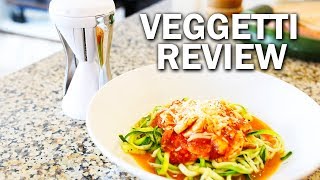 Veggetti Review  Spiral Vegetable Slicer [upl. by Julee]