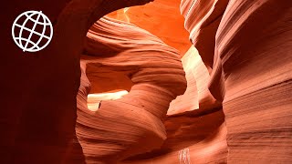 Antelope Canyon Arizona USA Amazing Places 4K [upl. by Enoj]