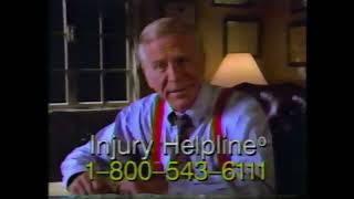 Call the Injury Helpline in Missouri or Illinois 1993 TV Commercial [upl. by Pugh17]