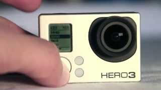 Basic GoPro Hero3 set up for complete beginners [upl. by Shelba604]