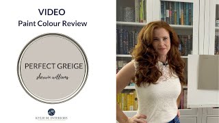 Paint Colour Review Perfect Greige Sherwin Williams SW 6073 [upl. by Aromat]