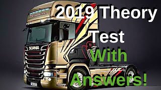 2019 HGV Theory Test amp Answers [upl. by Engedi165]