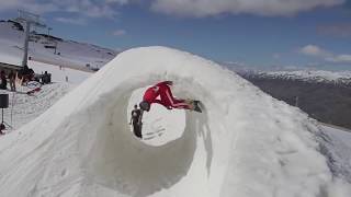 Epic Snowboarding Stunts [upl. by Enilkcaj]