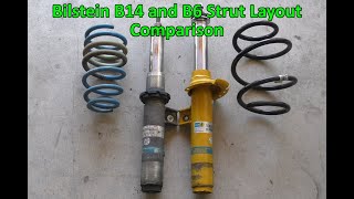 Bilstein B14 and B6 Strut Teardown amp Comparison [upl. by Burnie]